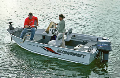 ALUMACRAFT 2008 CLASSIC 165 CS (BLACK/GRAY)