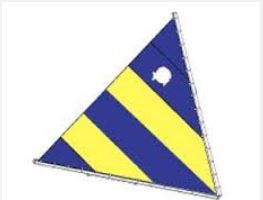 Sunfish Sailboat Sail - Storm