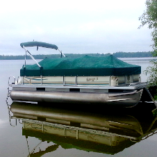 Crest Sunbrella Pontoon Boat Cover 